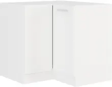 EKO WHITE 89x89 DN 1F BB szafka kuchenna stojąca narożna biały
